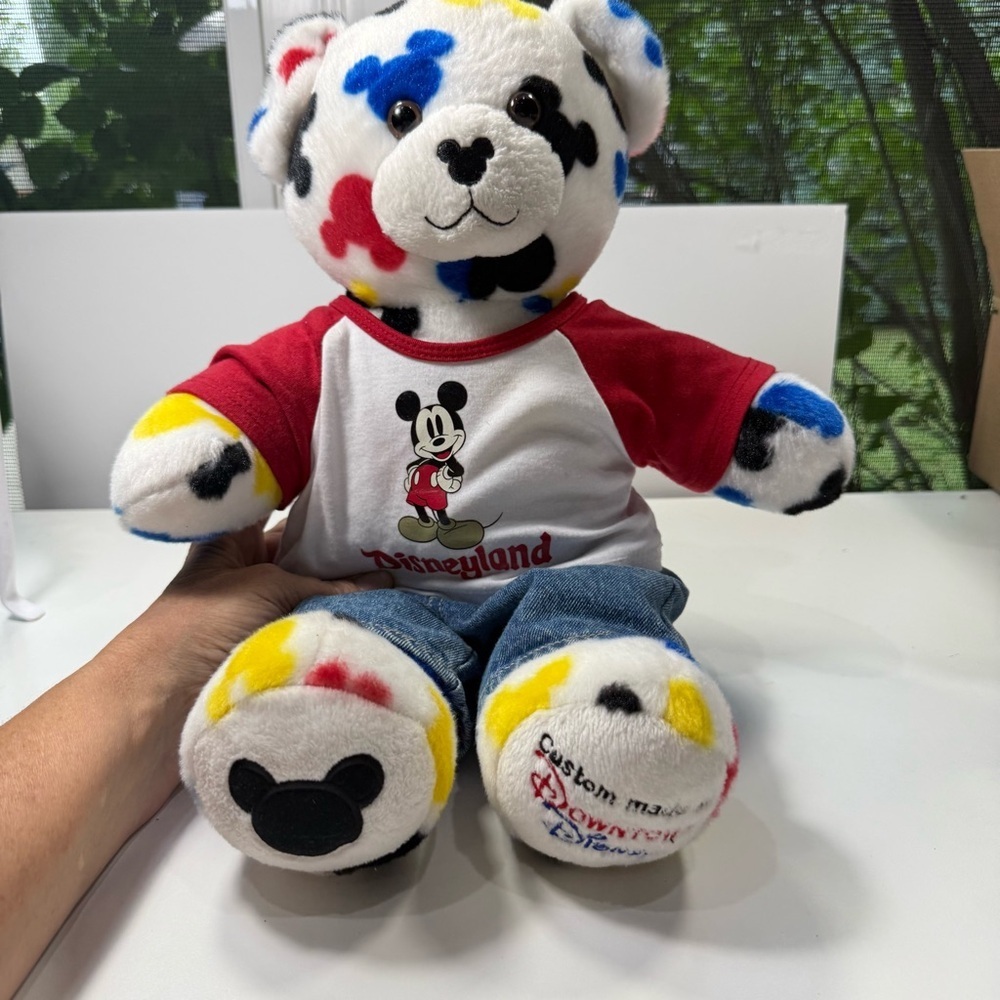 Build-A-Bear Disney Mickey Mouse Plush - Red, Yellow, Blue, Black - Picture 1 of 15